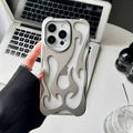 3D Flame Pattern Phone Case