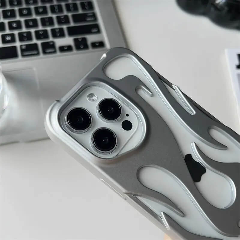 3D Flame Pattern Phone Case