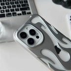 3D Flame Pattern Phone Case