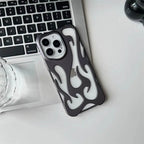 3D Flame Pattern Phone Case