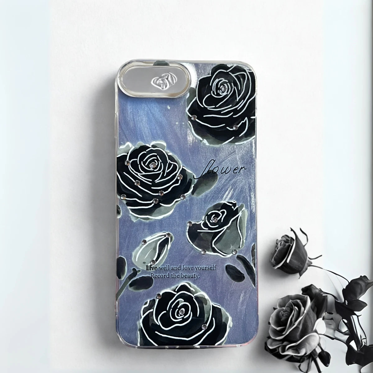 Black Roses and Diamonds Case