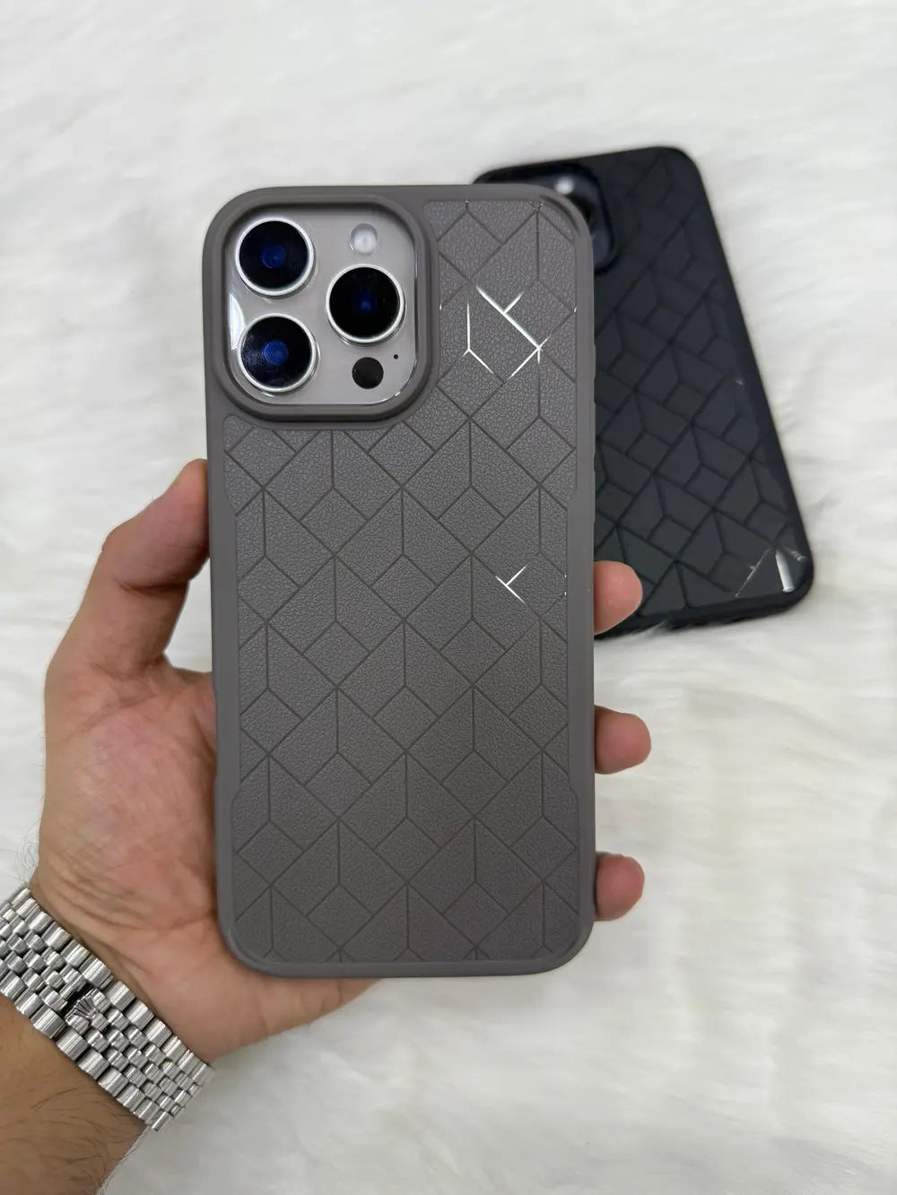 Textured Geometric Case