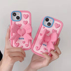 Heart Silicone Case with Stand