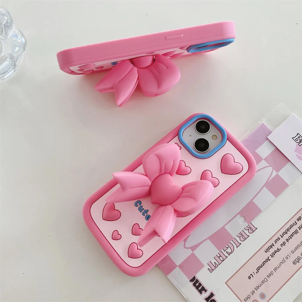 Heart Silicone Case with Stand