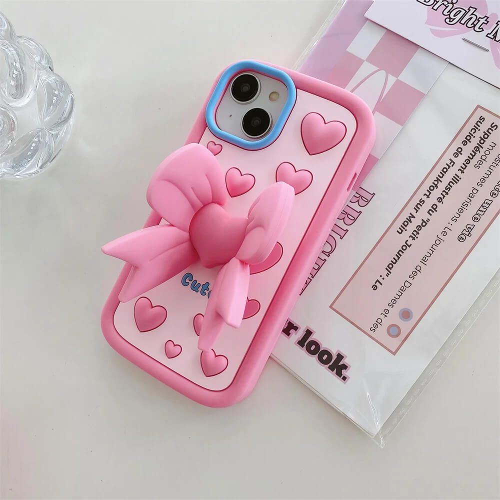 Heart Silicone Case with Stand