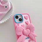 Heart Silicone Case with Stand