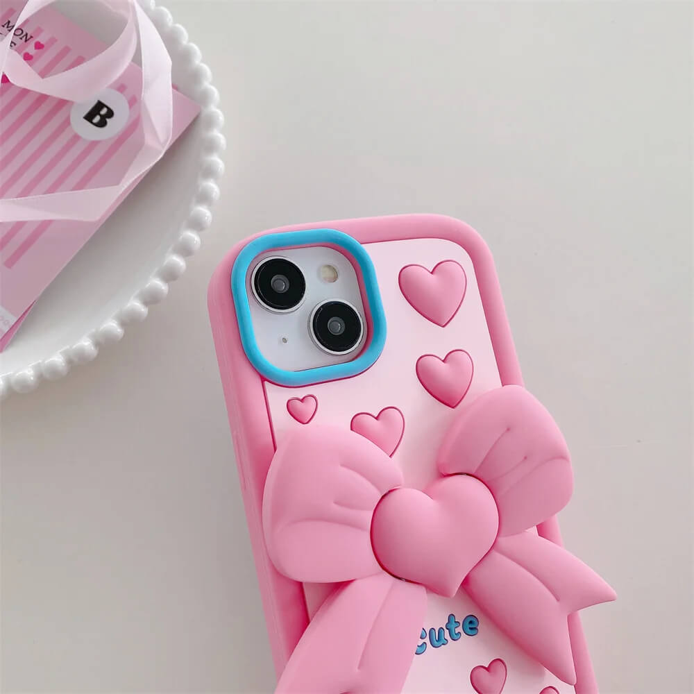 Heart Silicone Case with Stand